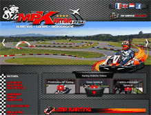 Tablet Screenshot of karting-ardeche.com